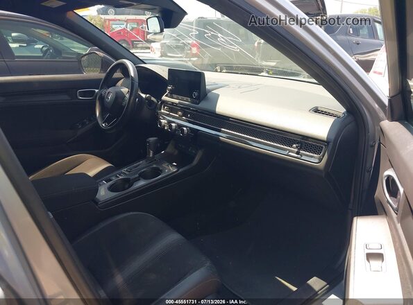2HGFE2F58PH541069 2023 HONDA CIVIC Silver Widok wnętrza z przodu