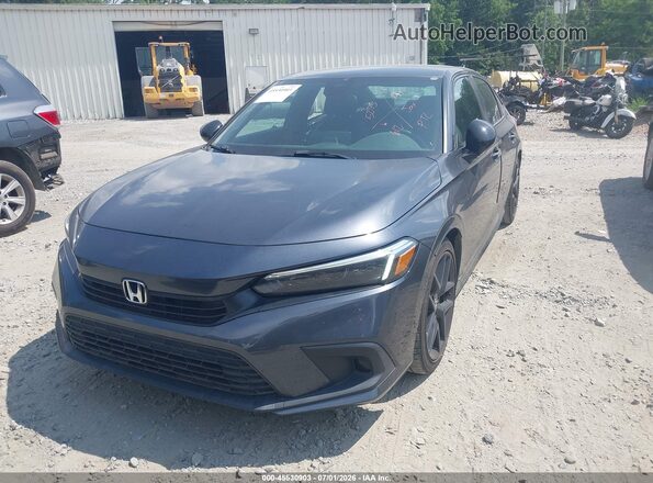 2HGFE2F58PH556512 2023 HONDA CIVIC Gray Передня ліва чверть