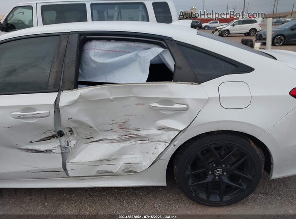 2HGFE2F58PH568188 2023 HONDA CIVIC White წინა ხედი