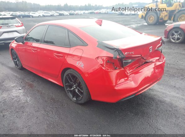 2HGFE2F58RH509497 2024 HONDA CIVIC Red Задня ліва чверть