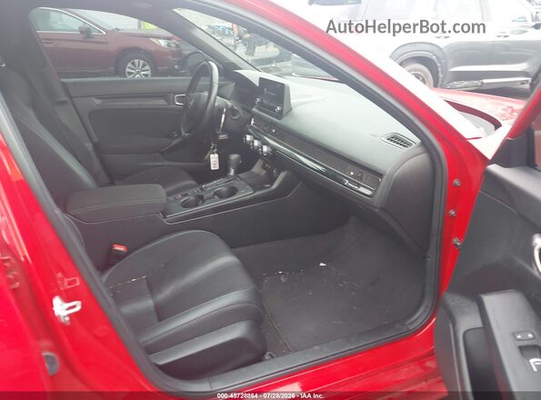 2HGFE2F58RH509497 2024 HONDA CIVIC Red Вид салону спереду