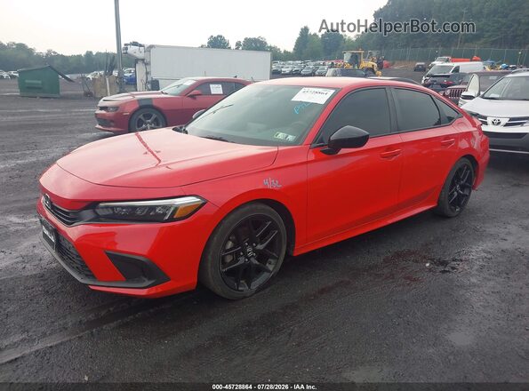 2HGFE2F58RH509497 2024 HONDA CIVIC Red Передня ліва чверть