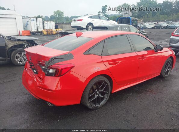 2HGFE2F58RH509497 2024 HONDA CIVIC Red Задня права чверть