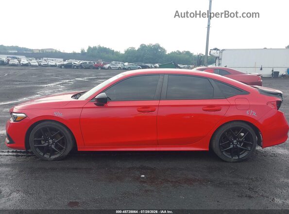 2HGFE2F58RH509497 2024 HONDA CIVIC Red Панорамний вид салону 360°