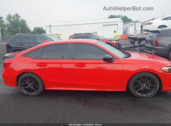 2HGFE2F58RH509497 2024 HONDA CIVIC Red Вид задньої частини салону
