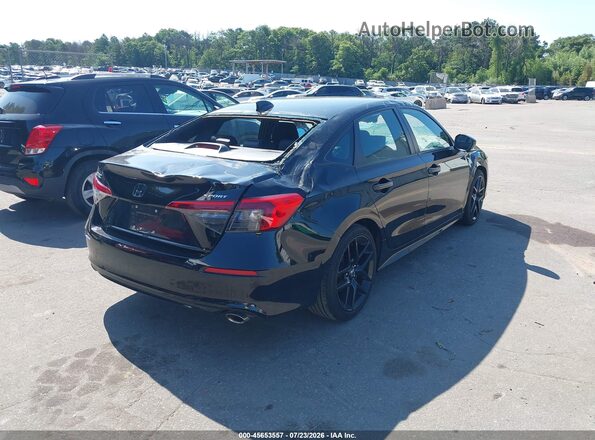 2HGFE2F58RH535579 2024 HONDA CIVIC Черный Задняя правая четверть