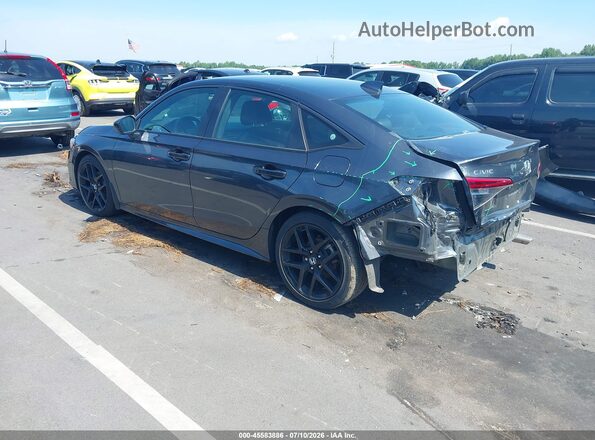 2HGFE2F58RH589965 2024 HONDA CIVIC Gray უკანა მარცხენა