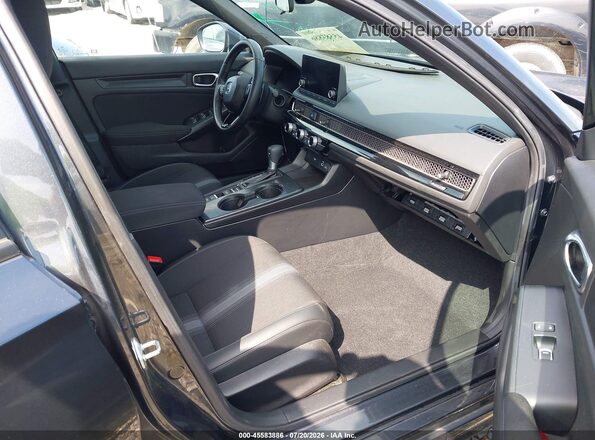 2HGFE2F58RH589965 2024 HONDA CIVIC Gray წინა სალონის ხედი
