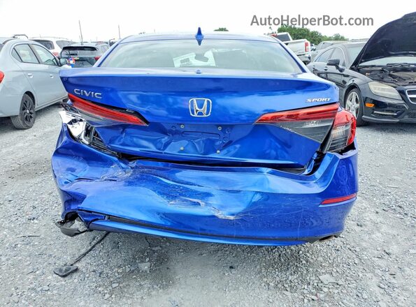 2HGFE2F58RH590534 2024 HONDA CIVIC Blue Вид ззаду