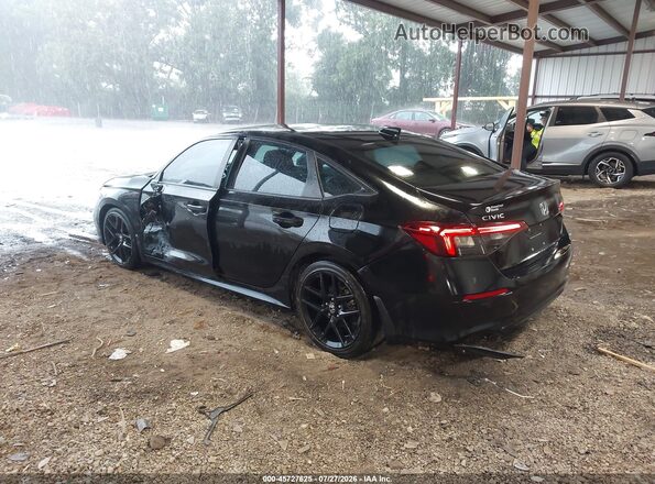 2HGFE2F58SH503107 2025 HONDA CIVIC Black Trasero izquierdo