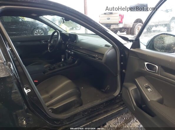 2HGFE2F58SH503107 2025 HONDA CIVIC Black Vista interior delantera