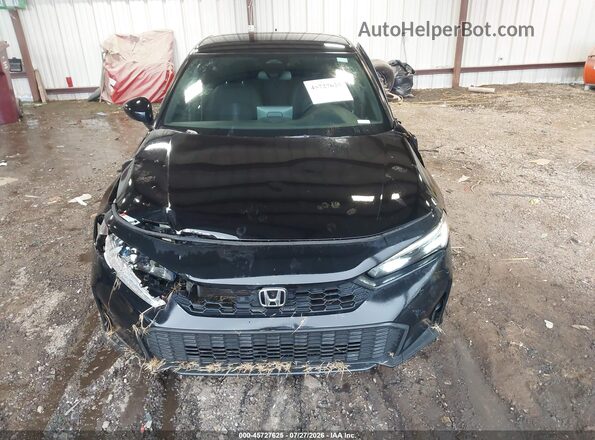 2HGFE2F58SH503107 2025 HONDA CIVIC Black Vista del cuadro de instrumentos