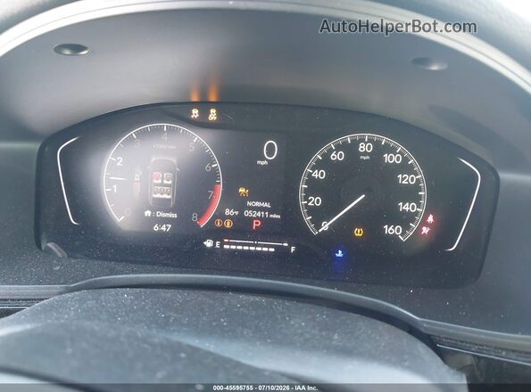 2HGFE2F58SH537080 2025 HONDA CIVIC Gray უკანა სავარძლების ხედი
