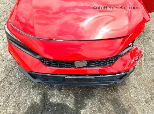 2HGFE2F58SH543722 2025 HONDA CIVIC Red Սալոնի հետևի տեսք