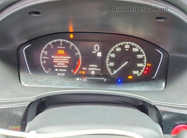 2HGFE2F58SH543722 2025 HONDA CIVIC Red Սարքավորումների վահանակի տեսք