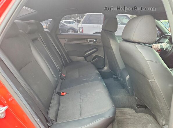 2HGFE2F58SH543722 2025 HONDA CIVIC Red Հետևի նստատեղերի տեսք