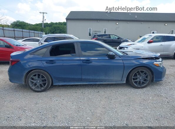 2HGFE2F58SH543915 2025 HONDA CIVIC Light Blue Rear interior view