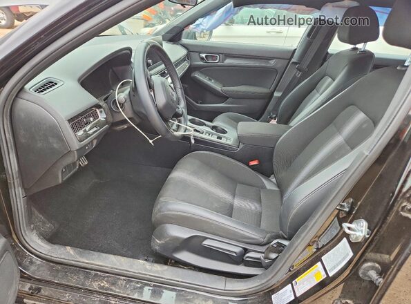 2HGFE2F58SH563517 2025 HONDA CIVIC Черный Вид салона спереди