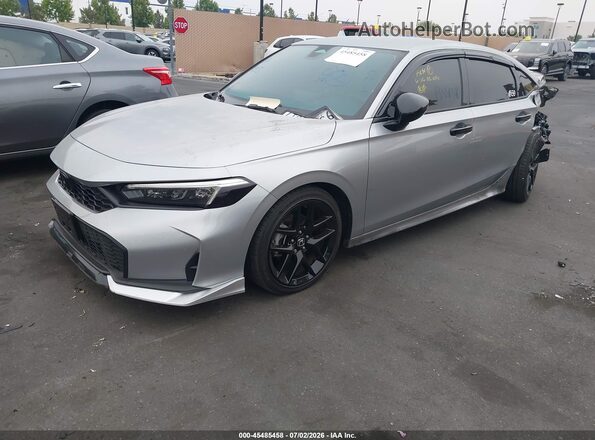 2HGFE2F58SH572637 2025 HONDA CIVIC Silver Vista tres cuartos delantera izquierda