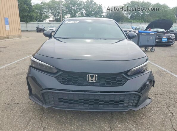 2HGFE2F58SH596114 2025 HONDA CIVIC Black Front view