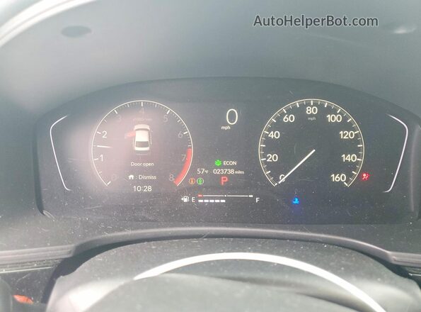 2HGFE2F58SH596114 2025 HONDA CIVIC Black Instrument cluster view