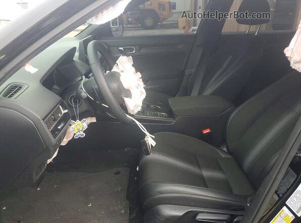 2HGFE2F58SH596114 2025 HONDA CIVIC Black Front interior view