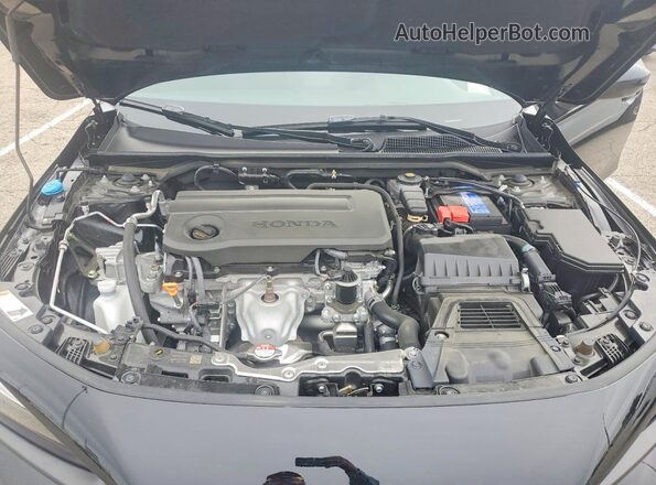 2HGFE2F58SH596114 2025 HONDA CIVIC Black Rear interior view