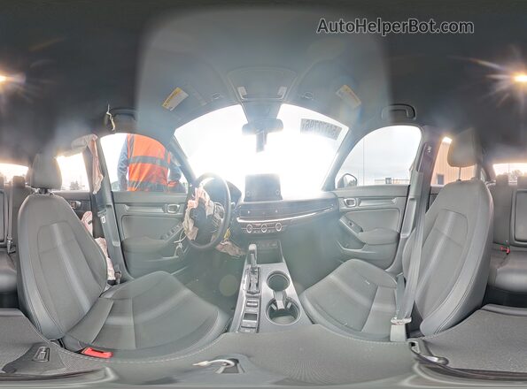 2HGFE2F58SH596114 2025 HONDA CIVIC Black VIN sticker view