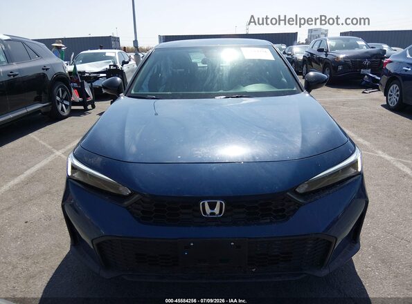 2HGFE2F58TH545536 2026 HONDA CIVIC Синий Вид щитка приборов