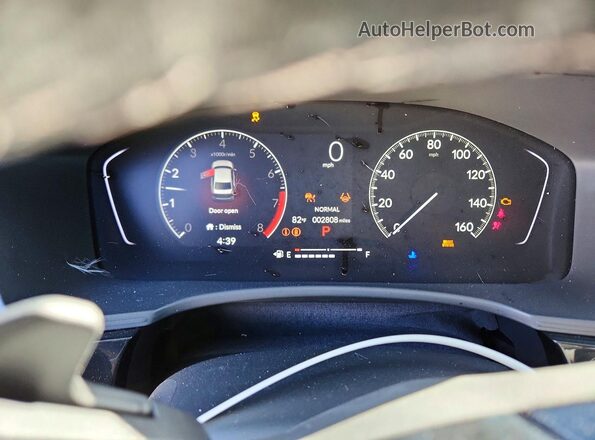 2HGFE2F58TH580061 2026 HONDA CIVIC Charcoal Սարքավորումների վահանակի տեսք