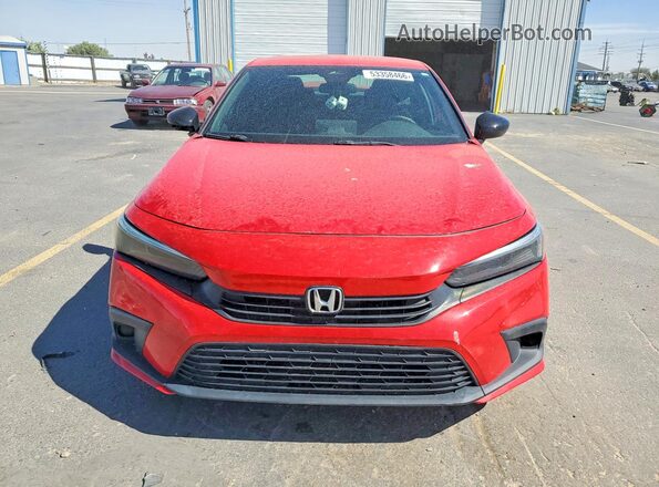 2HGFE2F59NH515058 2022 HONDA CIVIC Red Դիմացի տեսք
