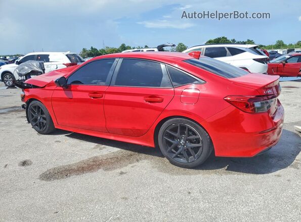 2HGFE2F59NH530868 2022 HONDA CIVIC Red Rear left