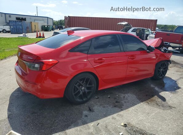 2HGFE2F59NH530868 2022 HONDA CIVIC Red Rear right