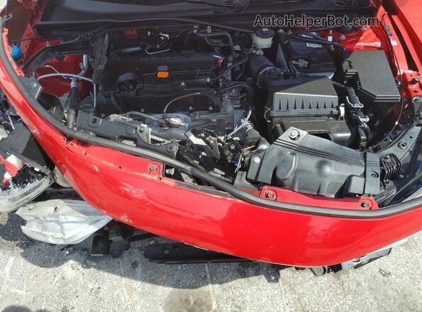 2HGFE2F59NH530868 2022 HONDA CIVIC Red Rear interior view