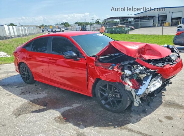 2HGFE2F59NH530868 2022 HONDA CIVIC Red Front right