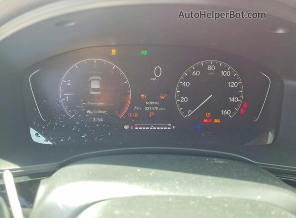 2HGFE2F59NH530868 2022 HONDA CIVIC Red Instrument cluster view