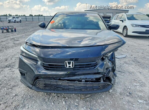 2HGFE2F59NH552496 2022 HONDA CIVIC Black Вид спереду