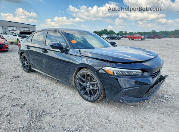 2HGFE2F59NH552496 2022 HONDA CIVIC Black Передня права чверть