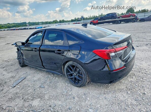 2HGFE2F59NH552496 2022 HONDA CIVIC Black Задня ліва чверть