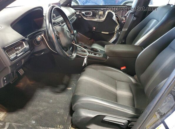2HGFE2F59NH565734 2022 HONDA CIVIC Charcoal Vista interior delantera