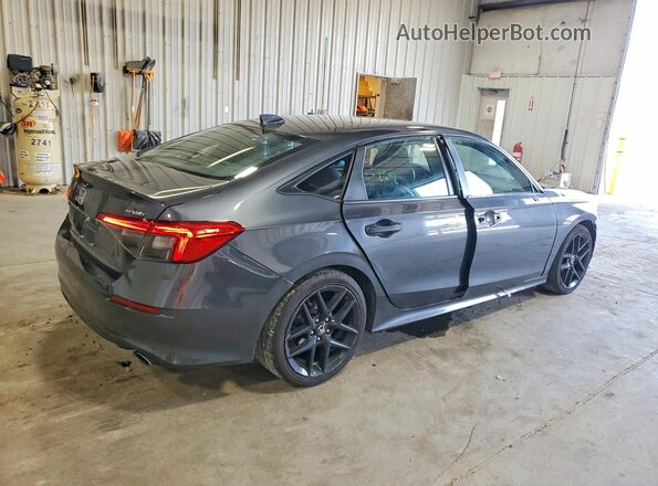 2HGFE2F59NH565734 2022 HONDA CIVIC Charcoal Trasero derecho