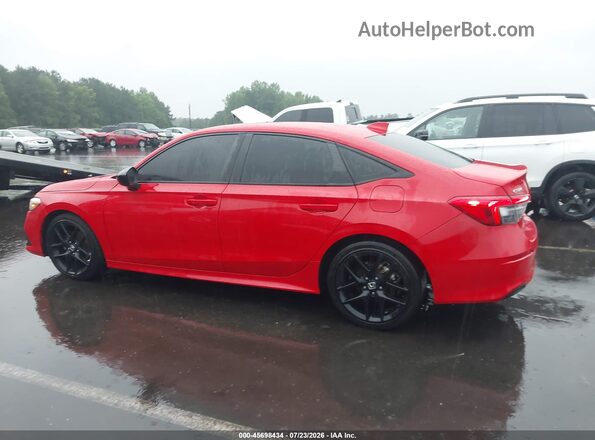 2HGFE2F59NH571257 2022 HONDA CIVIC Red Սալոնի 360 աստիճան տեսք