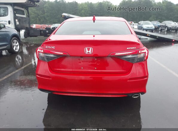 2HGFE2F59NH571257 2022 HONDA CIVIC Red 