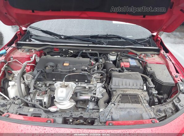 2HGFE2F59NH571257 2022 HONDA CIVIC Red Հետևի տեսք
