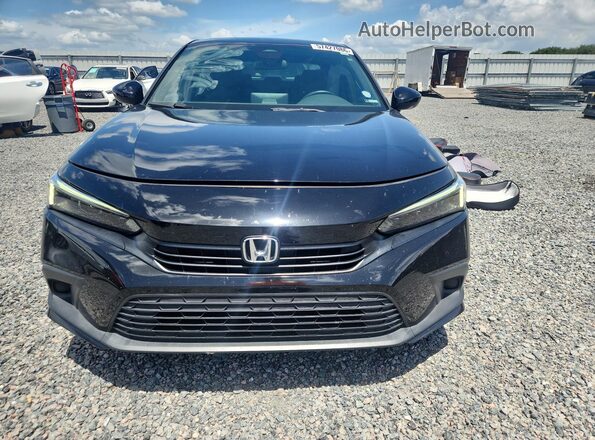 2HGFE2F59NH577821 2022 HONDA CIVIC Black წინა ხედი