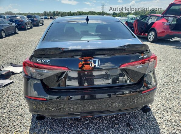 2HGFE2F59NH577821 2022 HONDA CIVIC Black უკანა ხედი