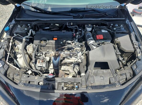 2HGFE2F59NH577821 2022 HONDA CIVIC Black უკანა სალონის ხედი