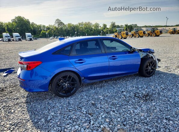2HGFE2F59NH583537 2022 HONDA CIVIC Blue Задня права чверть