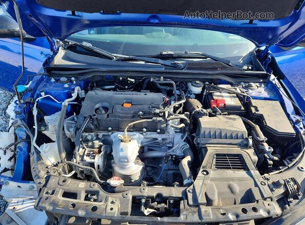 2HGFE2F59NH583537 2022 HONDA CIVIC Blue Вид задньої частини салону