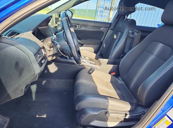 2HGFE2F59NH583537 2022 HONDA CIVIC Blue Вид салону спереду
